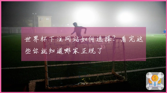世界杯下注网站如何选择？看完这些你就知道哪家正规了